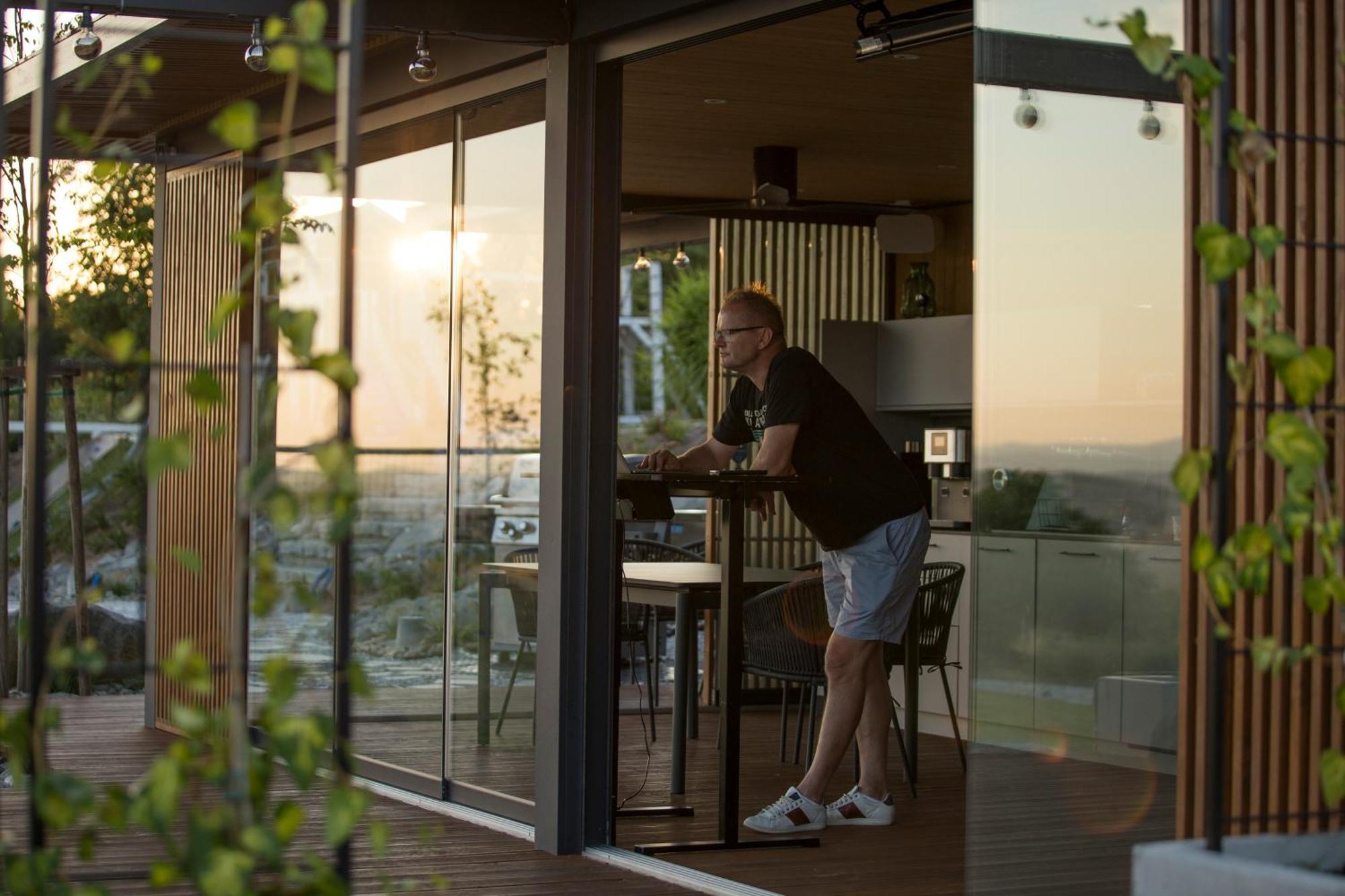Villa Relax With Swimming Pool And Mountain View Bukow Екстериор снимка